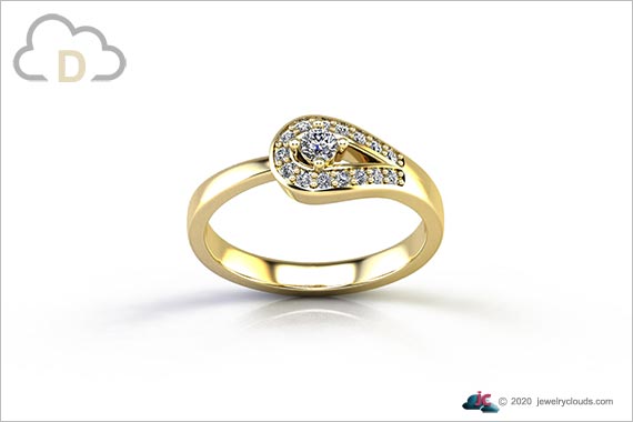 View D - Jewelry Clouds Model Rendering Service